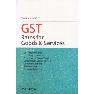 Taxmann's GST Rates for Goods & Services 